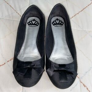Fergalicious Black Bow Flats